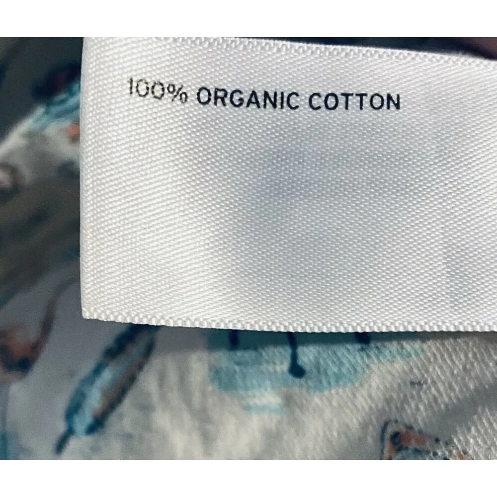 🥳3 for $20🥳 Duluth Trading Co Women's Blouse - Cream with Multicolor Print - Picture 5 of 7